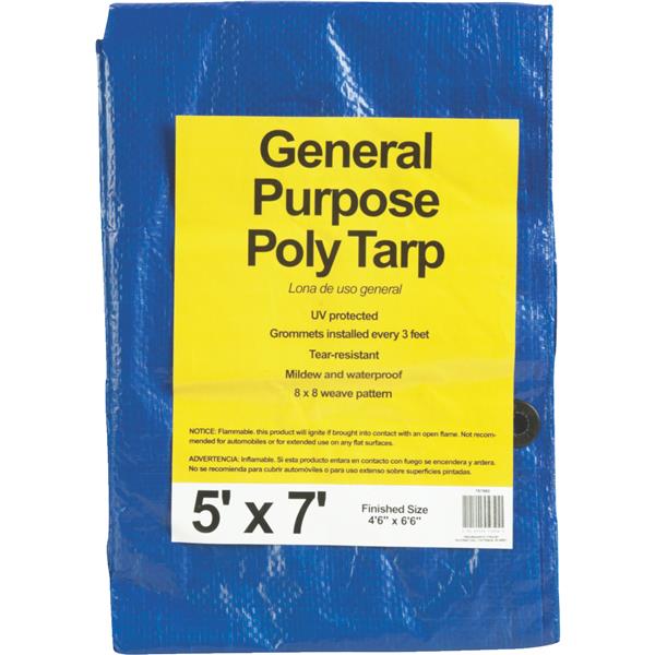 ****Do it Best Tarp 5x7ft General Purpose Woven Blue