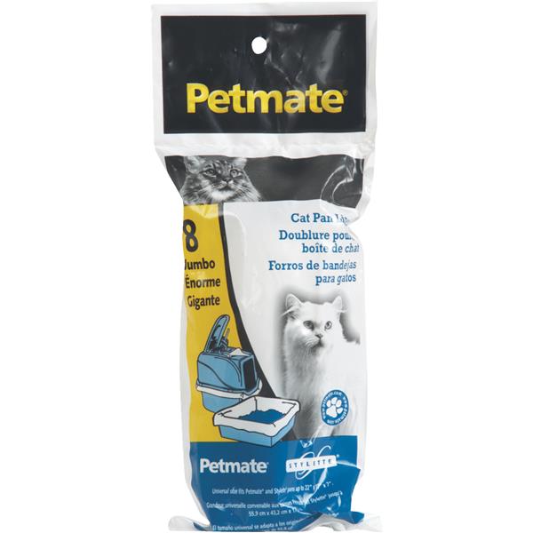 ****Petmate Disposable Jumbo Litter Cat Pan Liner, 8-Count