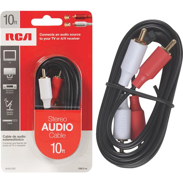 ****RCA 10 Ft. Black Stereo Audio Cable