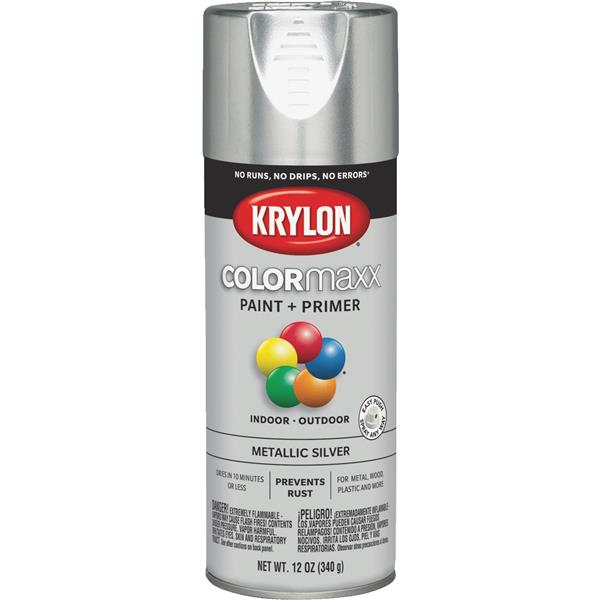 ****Krylon ColorMaxx 11 Oz. Metallic Gloss Spray Paint, Silver