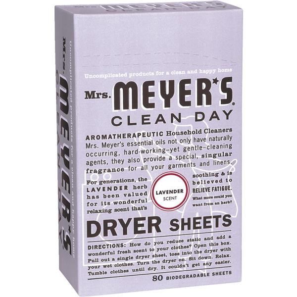 ****Mrs. Meyer's Clean Day Lavender Dryer Sheets (80 Count)