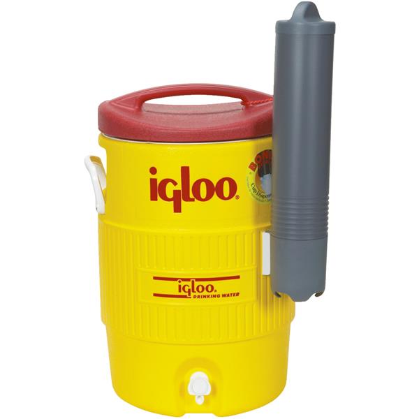 ****Igloo Industrial Water Jug with Cup Dispenser, 5 Gal Yellow