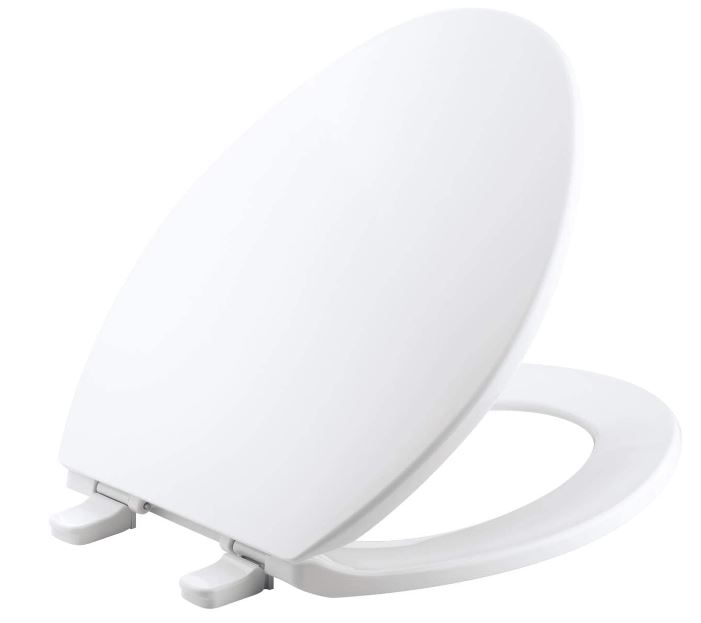 Kohler Brevia Toilet Seat Quick-Release Elongated Closed Front, White