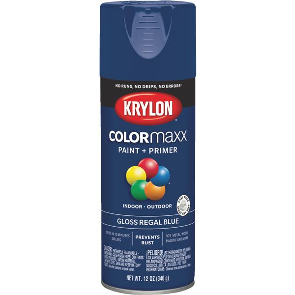****Krylon ColorMaxx 12 Oz. Gloss Spray Paint, Regal Blue