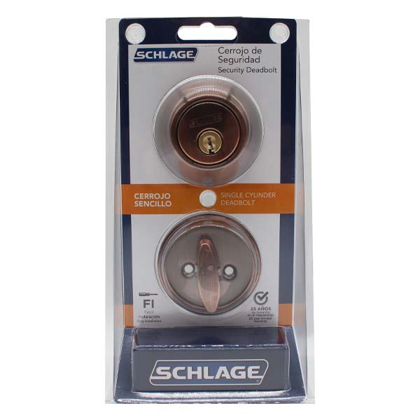 ****Schlage Single Cylinder Deadbolt 7707007706258