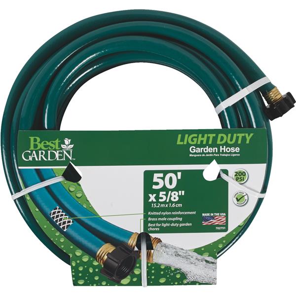 ^Best Garden Light-Duty Garden Hose 5/8 In. Dia. x 50 Ft. L.