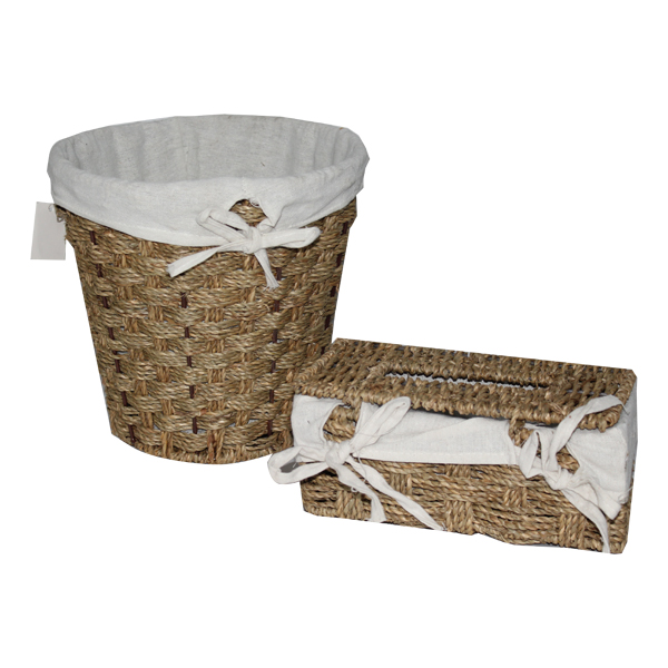 ****Royal Homes ASH-BIN AND TISSUE BIN,27X26CM,26X13CM,2PCS/SET