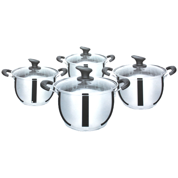 ^Royal Homes 4pc Cookware Set SS