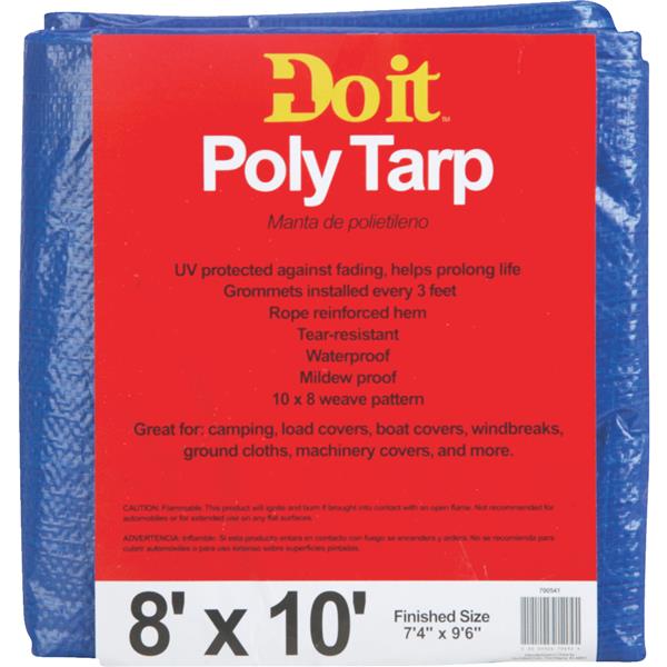 ****Do it Blue Woven 8 Ft. x 10 Ft. Medium Duty Poly Tarp