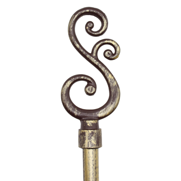 Royal Homes Curtain Rod 28-48 In. Bronze Gold