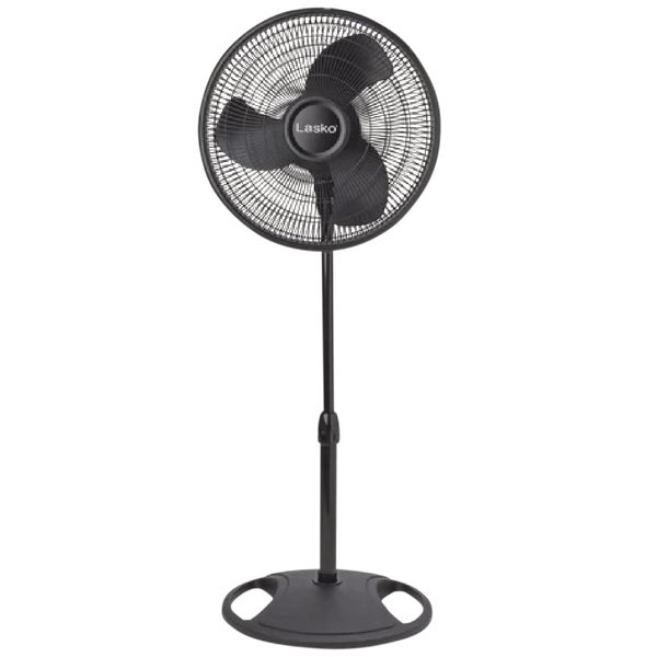 Lasko Pedestal Fan 16 In. Black