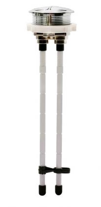 ****Top Flush, Dual Flush Button, Chrome, 48mm, height-adjustable rod