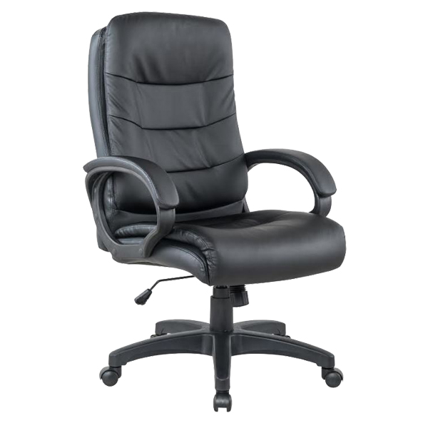 Mobel Manager's Ergonomic Office Chair, Black (Weight Limit 220lb)