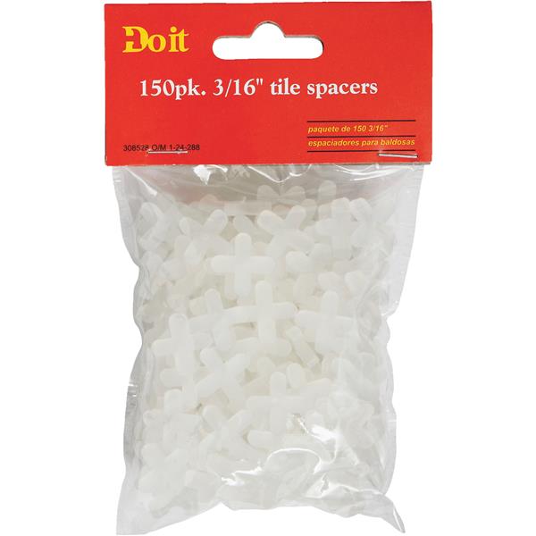 ****Do it Hard Tile Spacers 150-Pack 3/16 In White