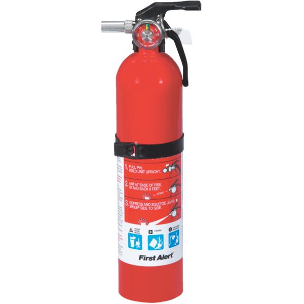 First Alert 1-A:10-B:C Rechargeable Home Fire Extinguisher