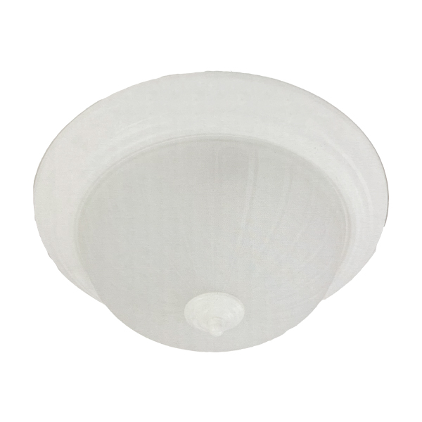 Royal Homes 2-Light Indoor Ceiling Flush Mount White E27 60W