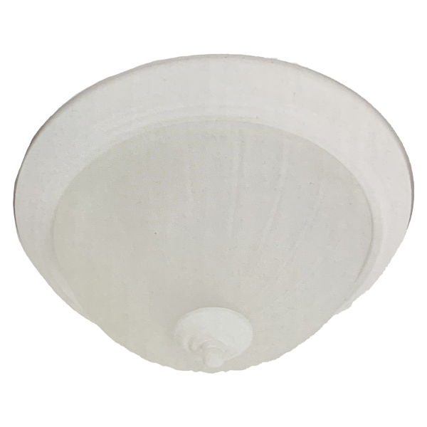 Royal Homes Indoor Flush-Mount Ceiling Light 2 x E27, White Finish