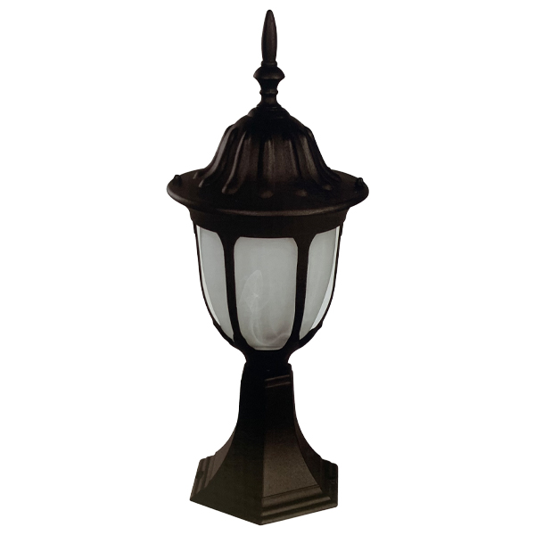 Royal Homes Outdoor Post Lamp Alum Matte Black E27 60W