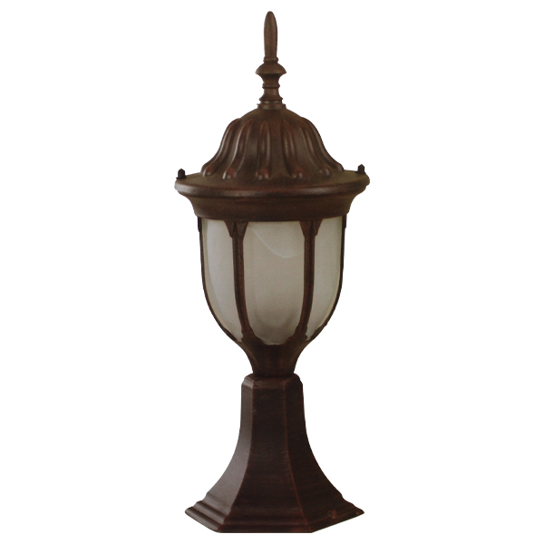 ****Royal Homes Crinkle Rust Die Cast Aluminun Outdoor Post