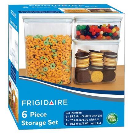 ****Frigidaire 6 piece Storage Container Set