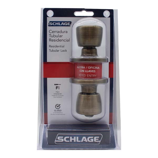 ****Schlage Keyed Entry Brass Knob 7707007709839