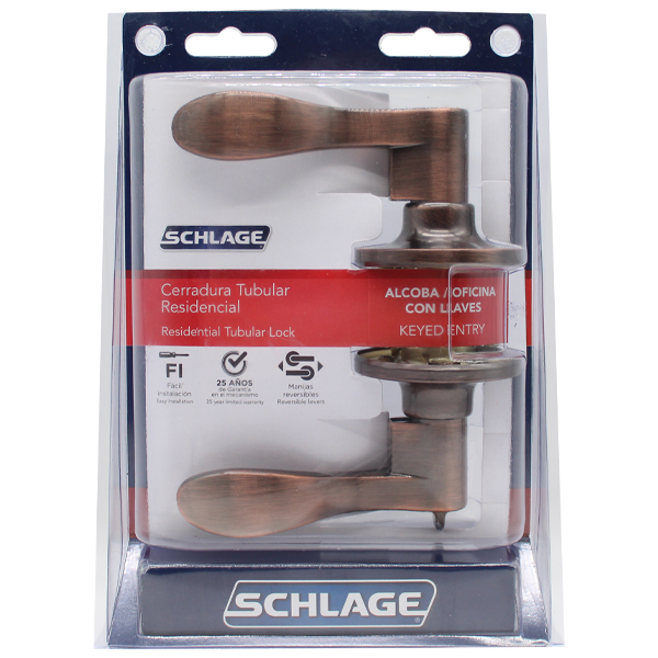 Schlage-Residential Tubular Lock Keyed Entry 7707007703257nmmmmmxdmxmm