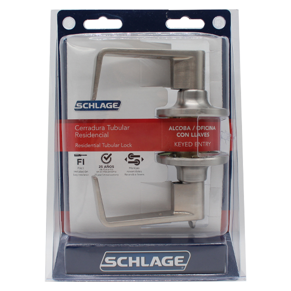 **** Schlage Lever Eros Keyed Entry 630 BST 7707007709976