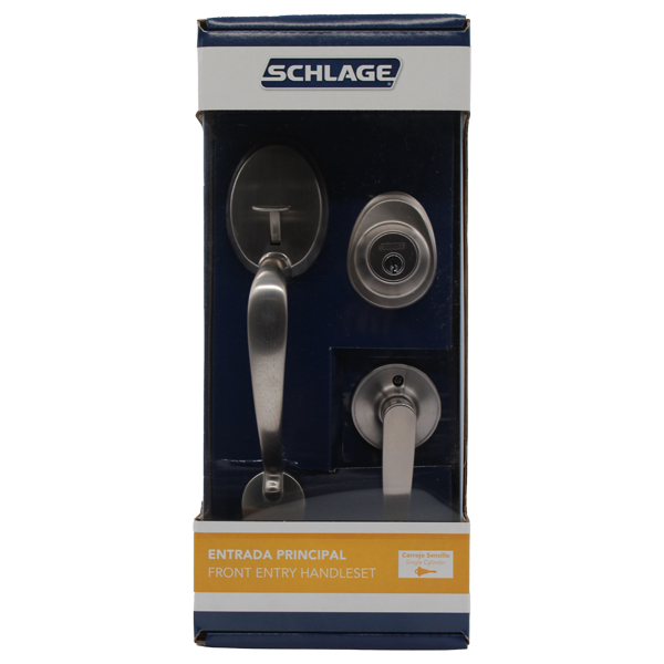 ****Schlage Entry Handleset Mino x Kore Single Cylinder Deadbolt 630 7707007706074