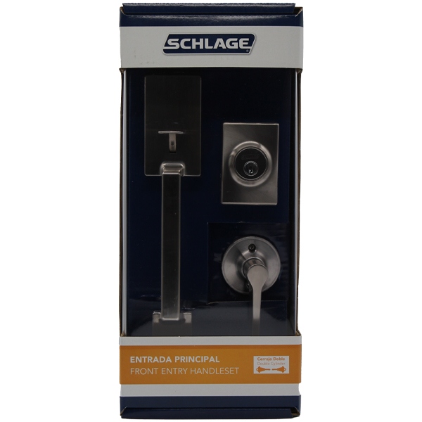 Schlage Entry Handleset Lares x Talia Double Cylinder Deadbolt 630 7707007712013