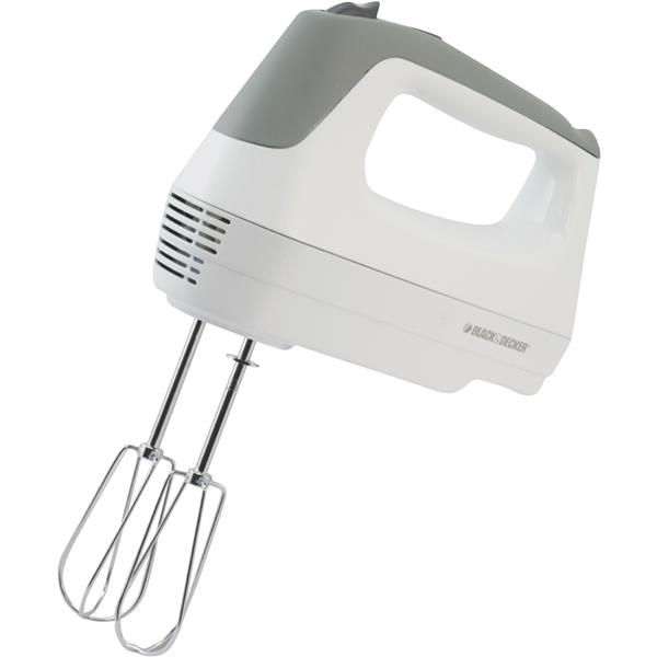 ****Black &amp; Decker Lightweight 5-Speed Hand Mixer, White