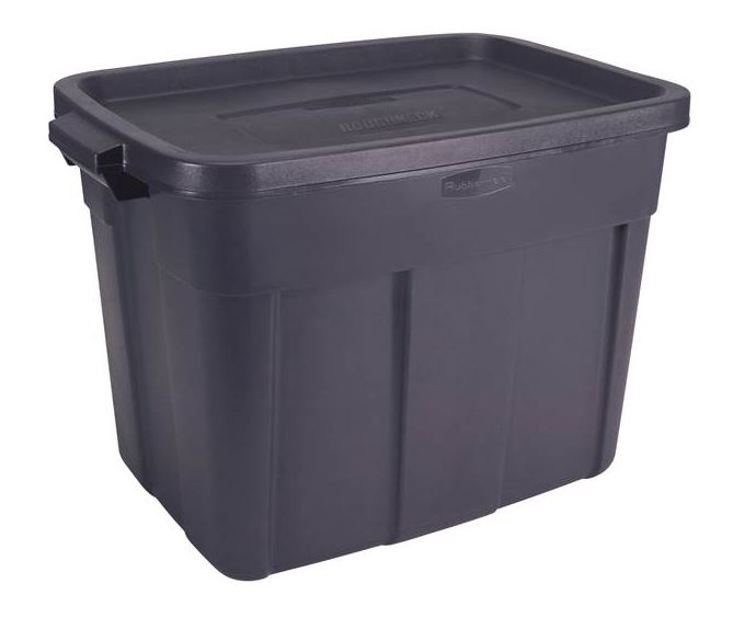 Rubbermaid Roughneck Storage Tote 18 Gallon, Dark Indigo