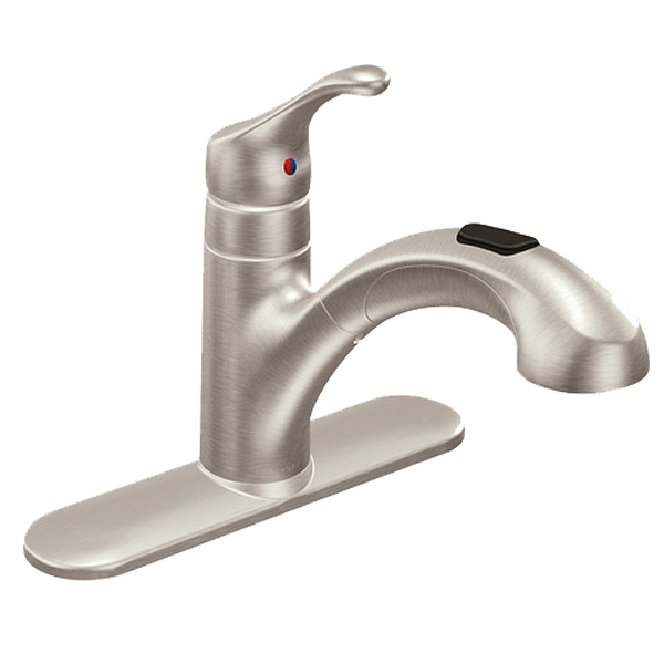 ****Moen Renzo Spot Resist Stainless One-Handle Pullout Kitchen Faucet