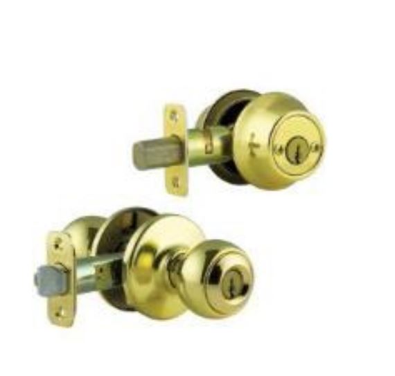 ****Kwikset Combo Double Cylinder Deadbolt Keyed-Entry Knob