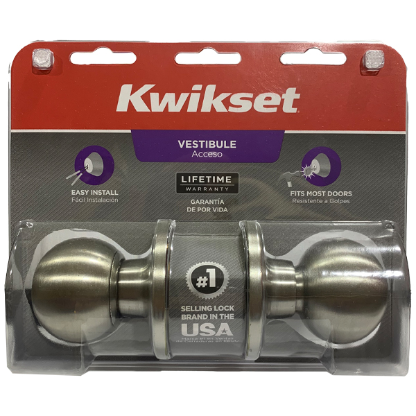 ****KWIKSET Single Cylinder Vestibule Lockset