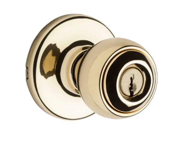 ****Kwikset Polo Polished Brass Keyed-Entry Door Knob