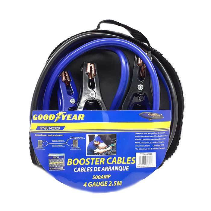 ****Goodyear Booster Cable 2.5M 4 Gauge 500 AMP