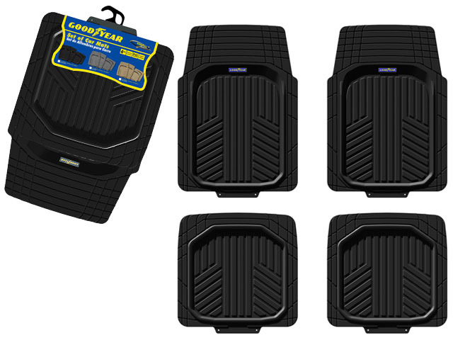 Goodyear 4pc Car Mat Set