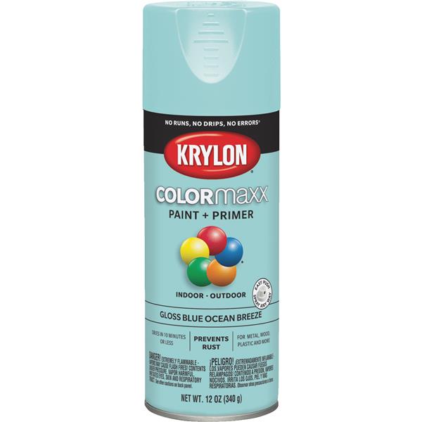 ****Krylon ColorMaxx 12 Oz. Gloss Spray Paint, Blue Ocean Breeze
