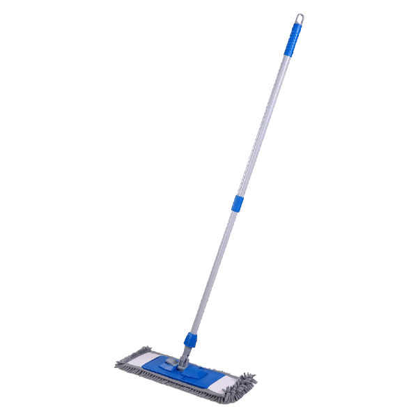 Mr. Save Chenille Flat Mop with Telescopic Metal Handle 15.75 In.