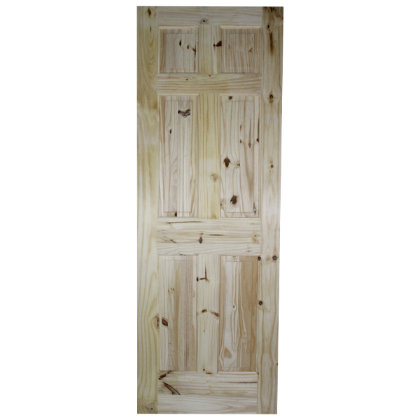 Royal Homes Knotty Pine Door 6 Panel 32x80