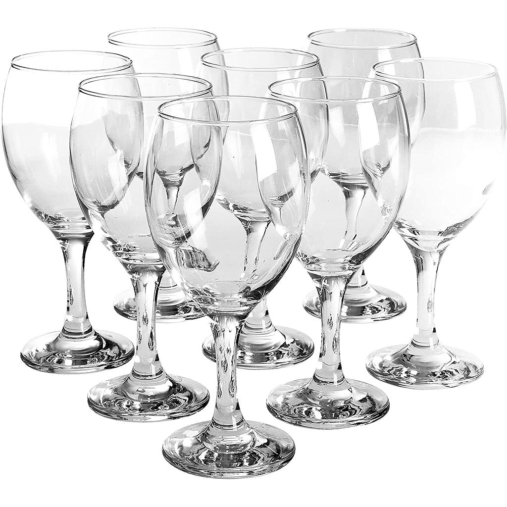 ****Pasabahce Red Wine Glass Imperial 8 PC Set