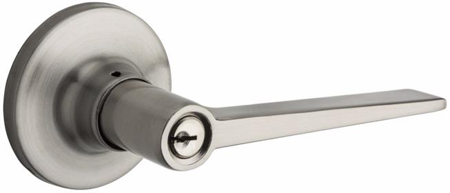 ****Geo Privacy Lever Nickel Finish