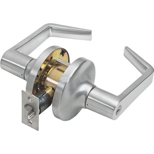 ****Tell Satin Chromium-Plated Storeroom Door Lever