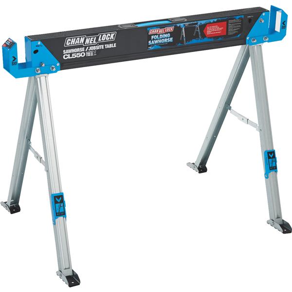 ****Channellock 46-1/2 In. L Steel Folding Sawhorse, 1,100 Lb. Capacity