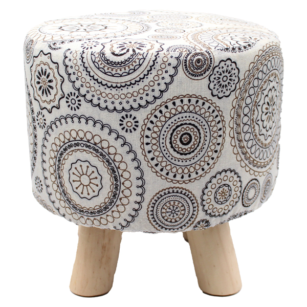 Royal Homes Fabric Foot Stool 11in