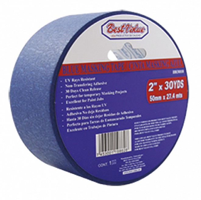 Best Value Masking Tape 1.5 In. x 30 Yds. Blue