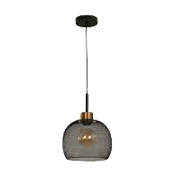 Ike Lite 1 Light Ceiling Lamp Matte Black E27 40W