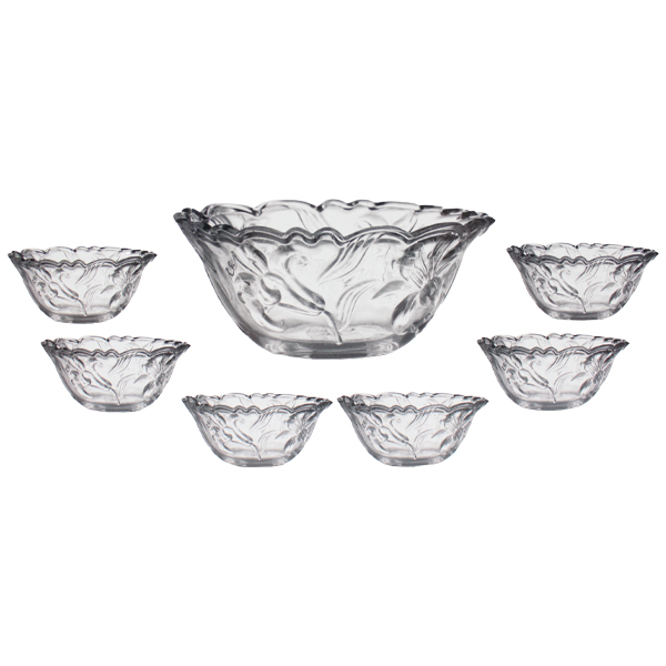 ****GLASS BOWLS 7PC