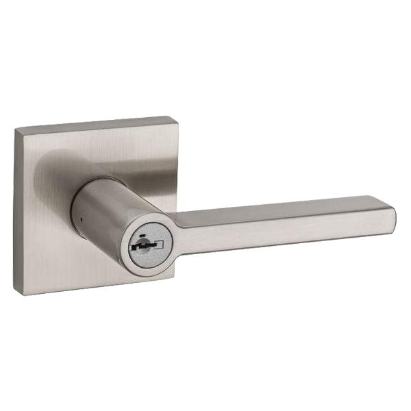 ****Kwikset Keyed-Entry Lever Satin Nickel