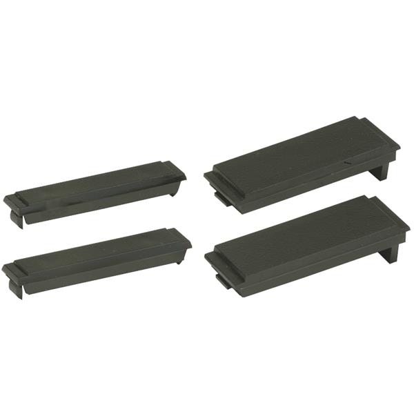 GE 1/2 In. &amp; 1 In. GE Load Center Breaker Filler Plate (4-Pack)